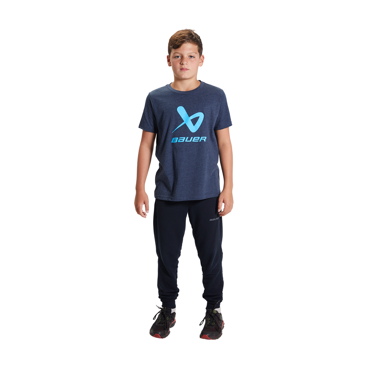BAUER CORE LOCKUP SHORTSLEEVE CREW YOUTH