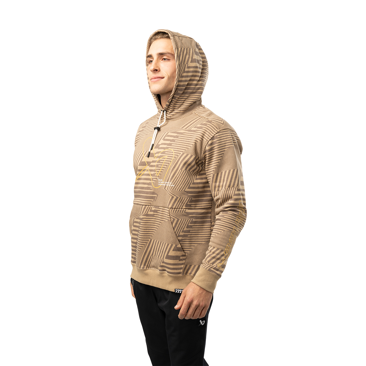 BAUER PRINTED FLEECE HOODIE SENIOR