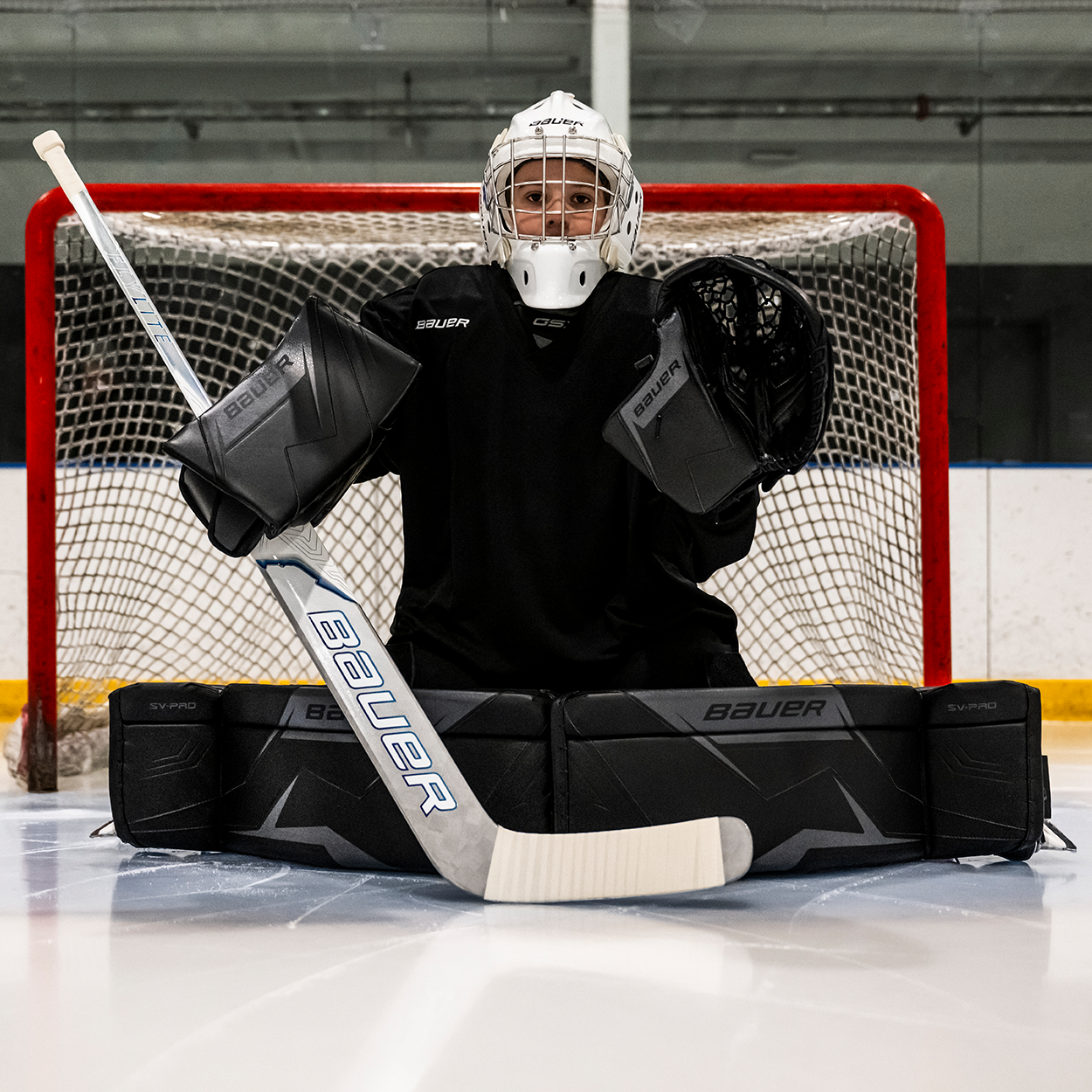 S25 BAUER SV-PRO GOAL PAD JUNIOR