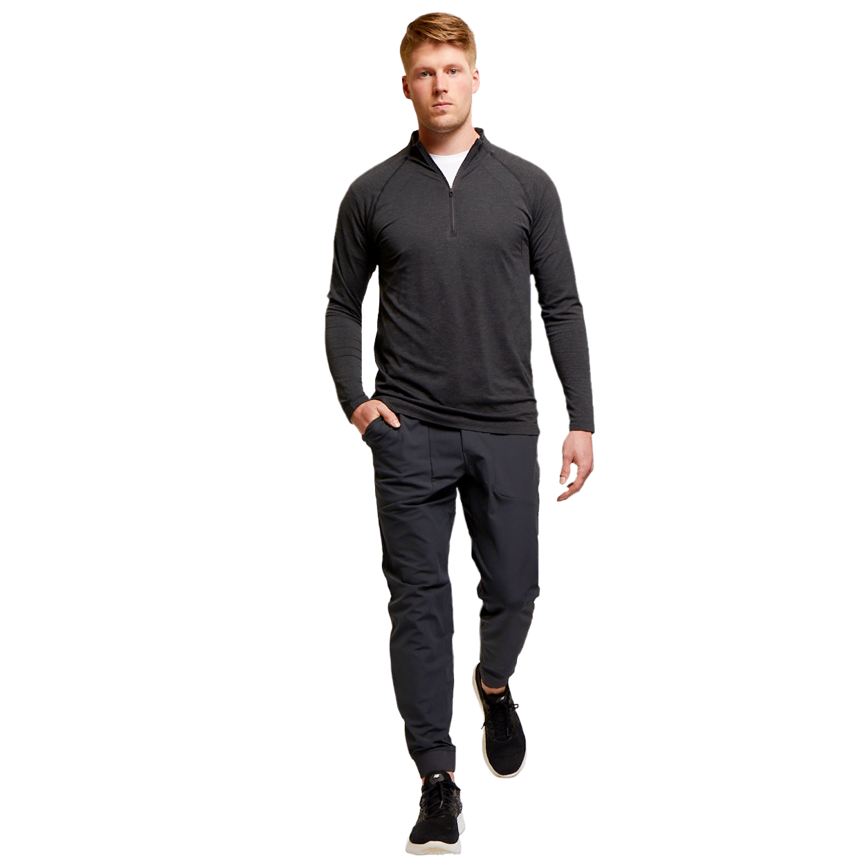 BAUER // lululemon METAL VENT TECH HALF ZIP