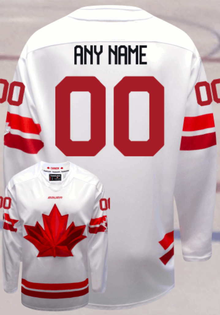 S25 BAUER HC OLYMPIC JERSEY-YTH-WHT