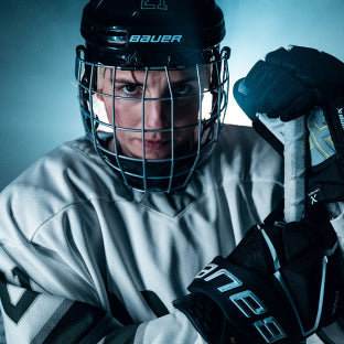 Hilary Knight portrait in hockey uniform