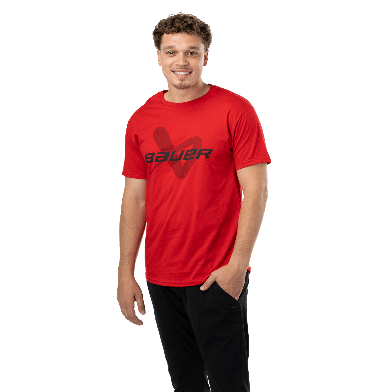 BAUER CORE SHORTSLEEVE LOCKUP TEE SENIOR