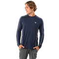 BAUER FLC LONGSLEEVE TRAINING SHIRT NAVY
