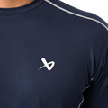 BAUER FLC LONGSLEEVE TRAINING SHIRT NAVY