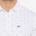 BAUER // TRAVIS MATHEW ON THE SCREWS POLO WHITE